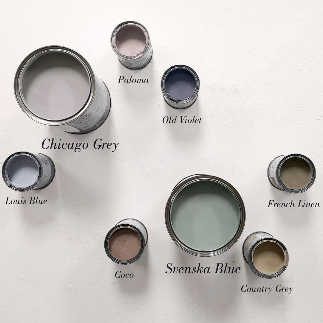 Annie sloan chalk paint svenska blue complementary
