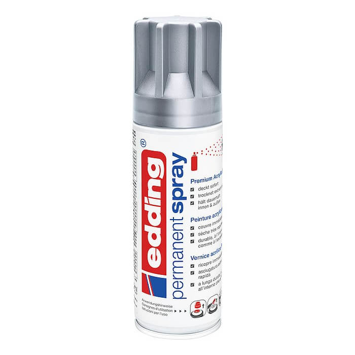 Edding Acryllack Seidenmatt silber