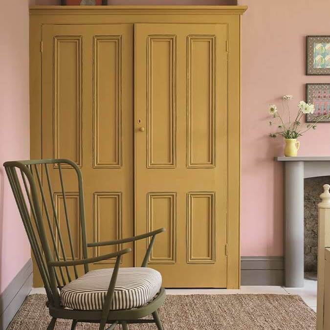 annie sloan satin paint carnaby yellow mood