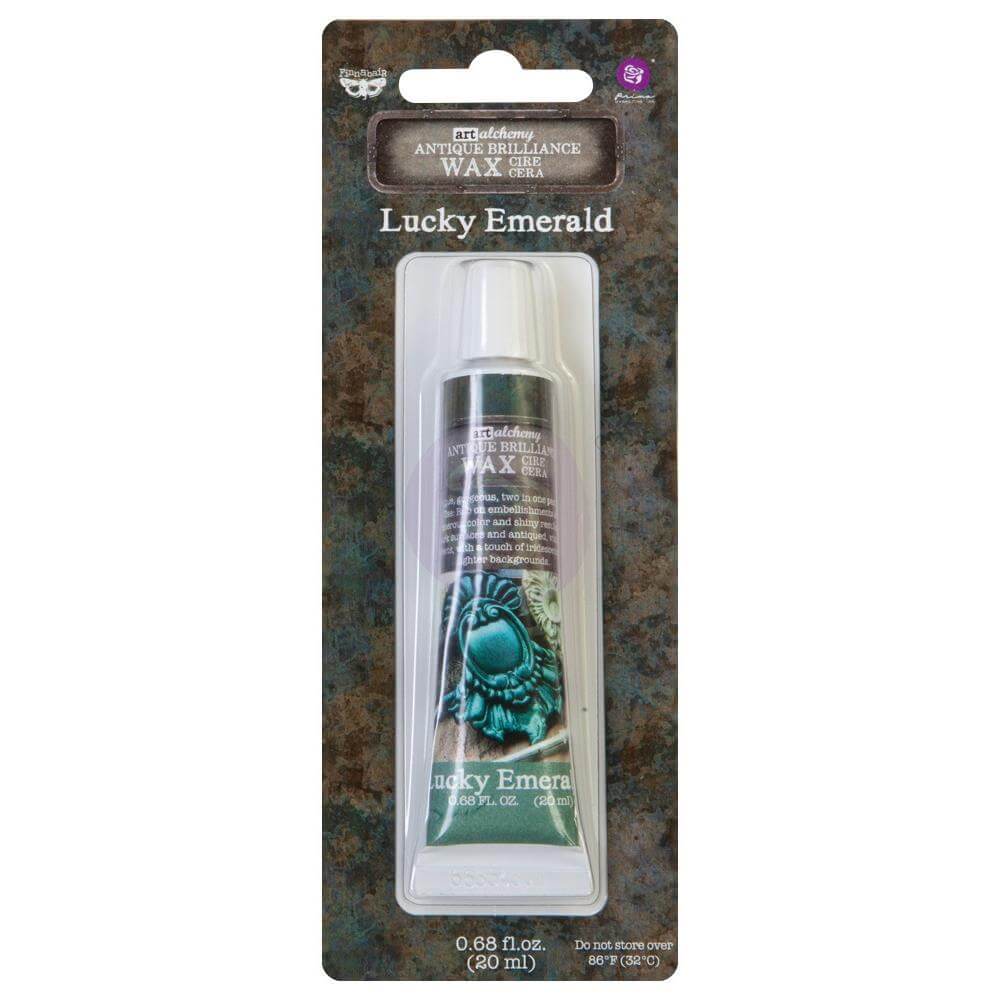art alchemy metallique wachs lucky emerald