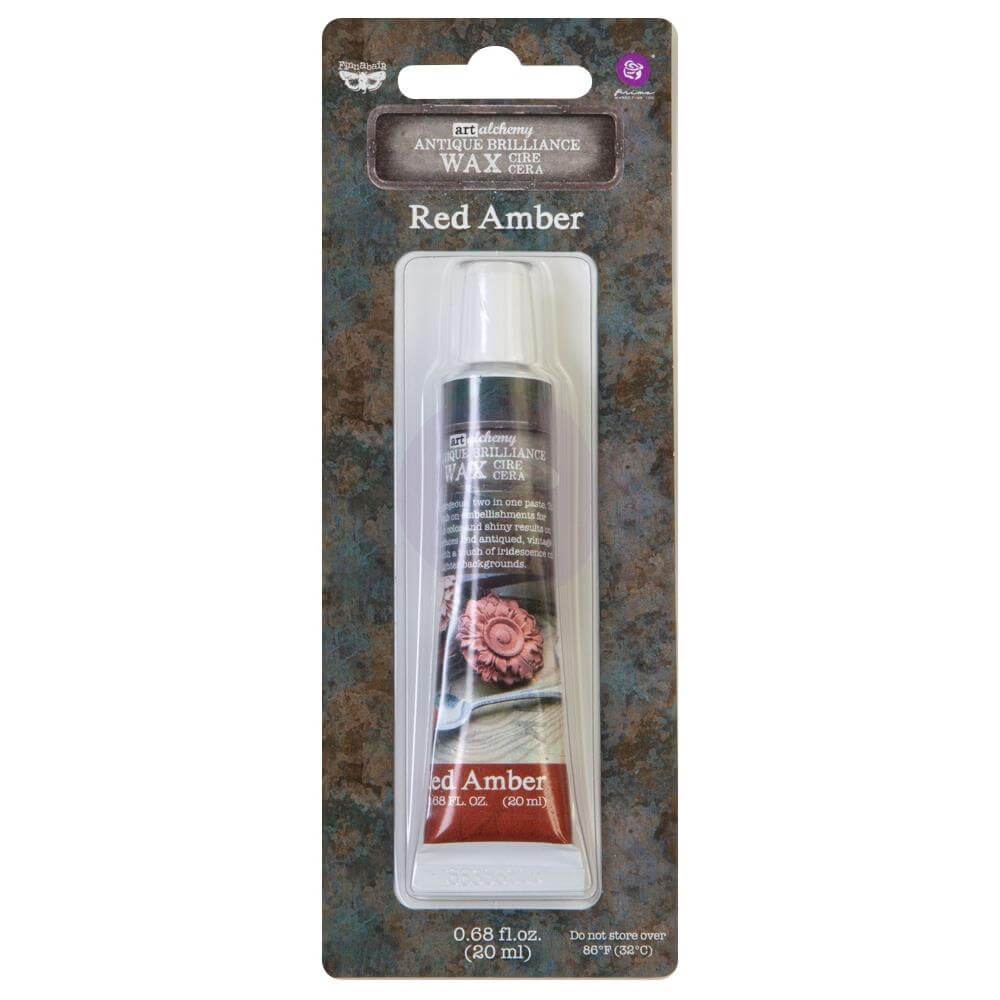 art alchemy metallique wachs red amber