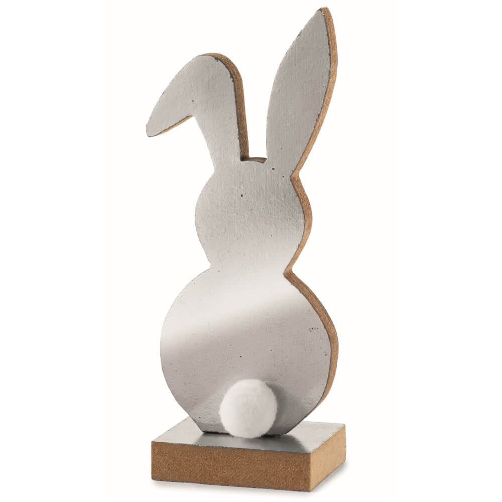 aufsteller-hase-silber