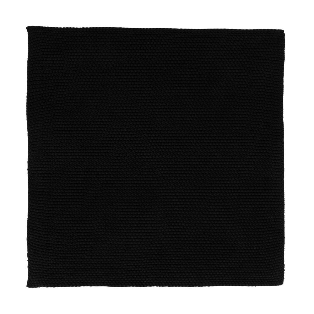 baumwolltuch gestrickt schwarz