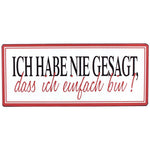 blechschild-einfach