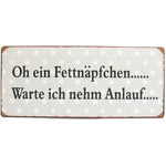 blechschild-fettnapf