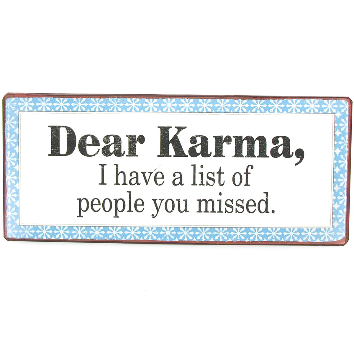 blechschild-karma