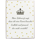 blechschild-krone