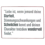 blechschild-liebe-ist