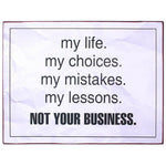 blechschild-not-your-business