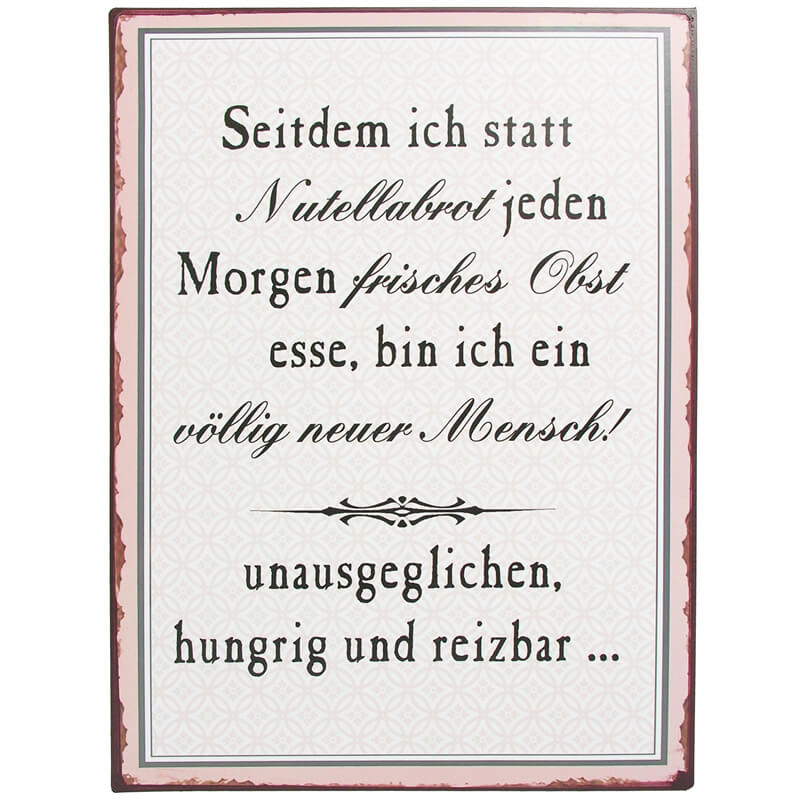 blechschild-nutella