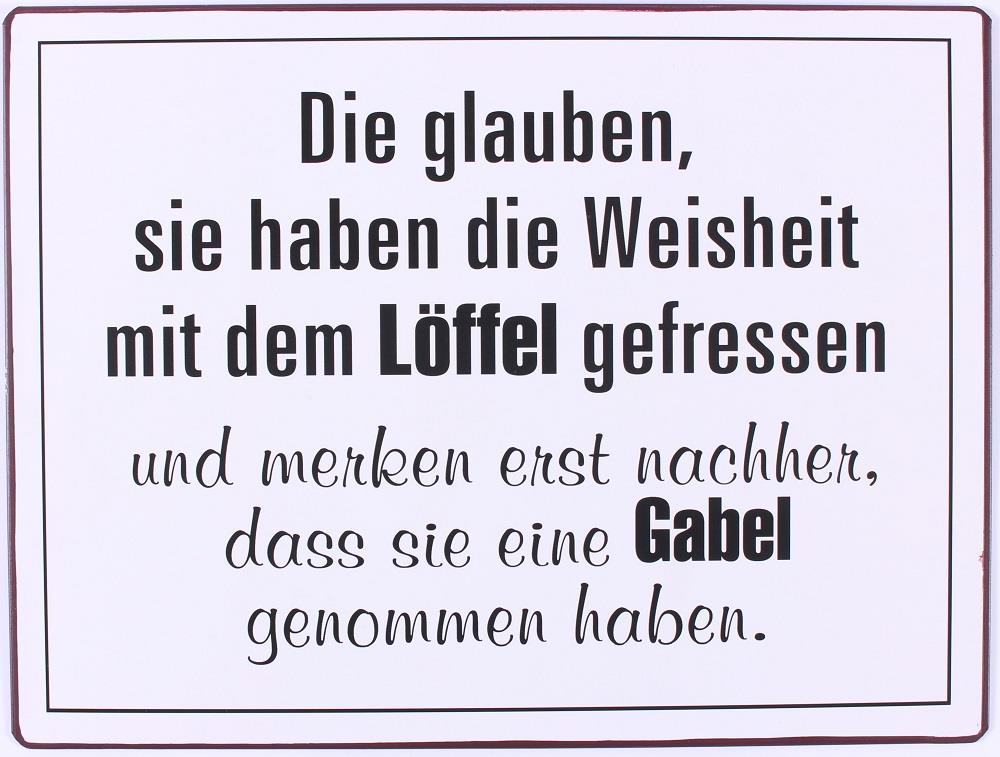 blechschild-weisheit