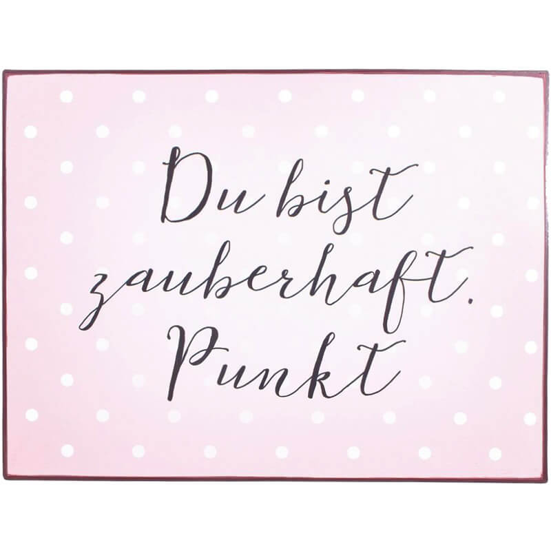 blechschild-zauberhaft
