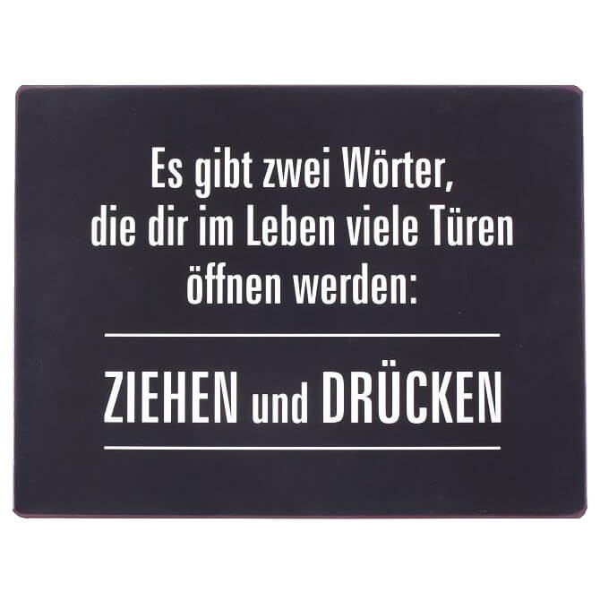 blechschild-ziehen