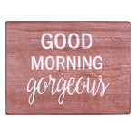 blechschild good morning gorgeous