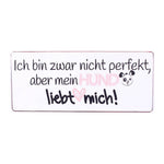 blechschild mein hund liebt mich