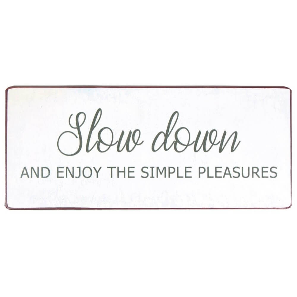 blechschild slow down