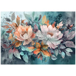 decoupage fiber floral dream