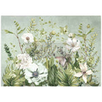 decoupage fiber papier froggy meadow greens
