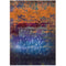 decoupage fiber papier rustic blue rust