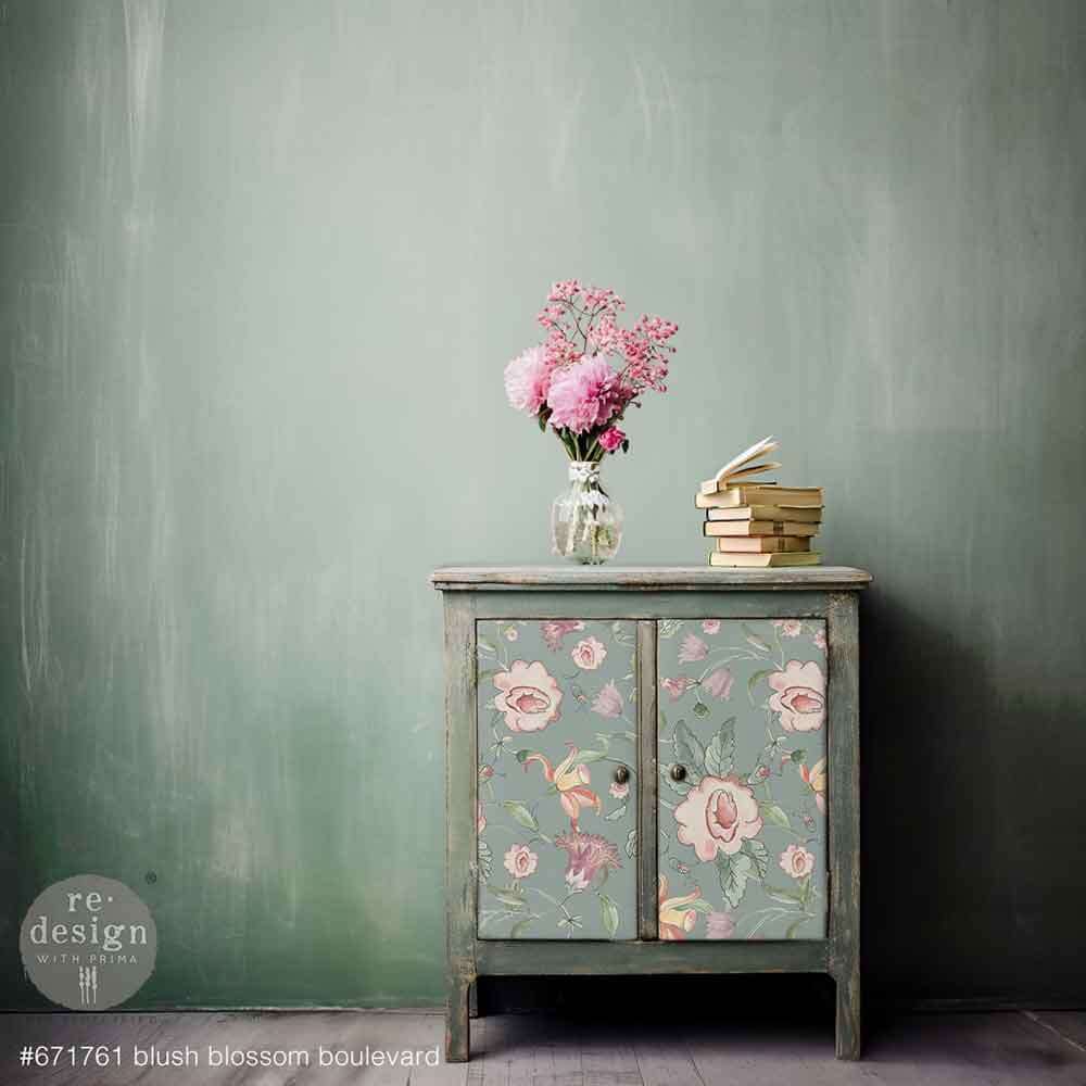 decoupage fiber papier swedish posy mood2