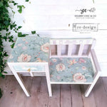 decoupage fiber papier swedish posy mood6