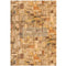 decoupage fiber wood cubism