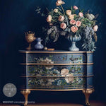 decoupage papier cerulean blooms I mood