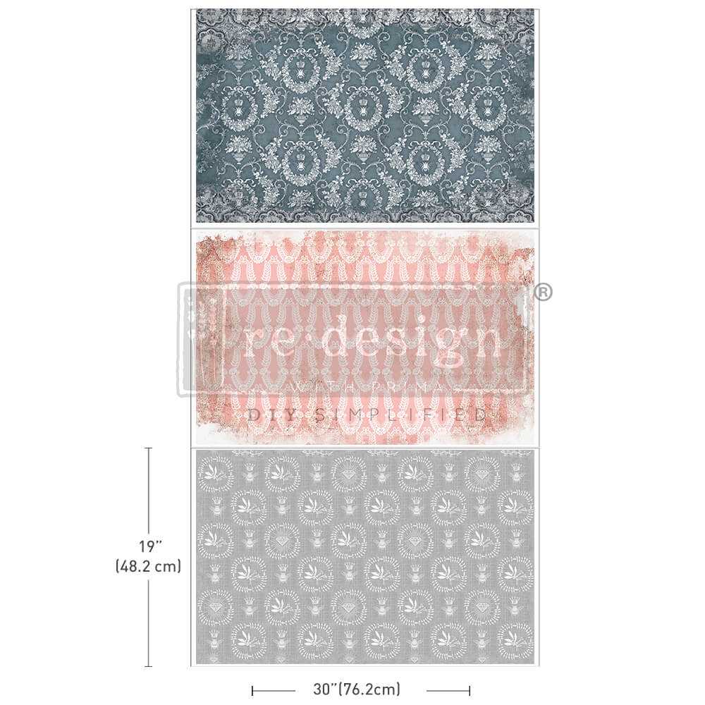 decoupage papier delicate charm