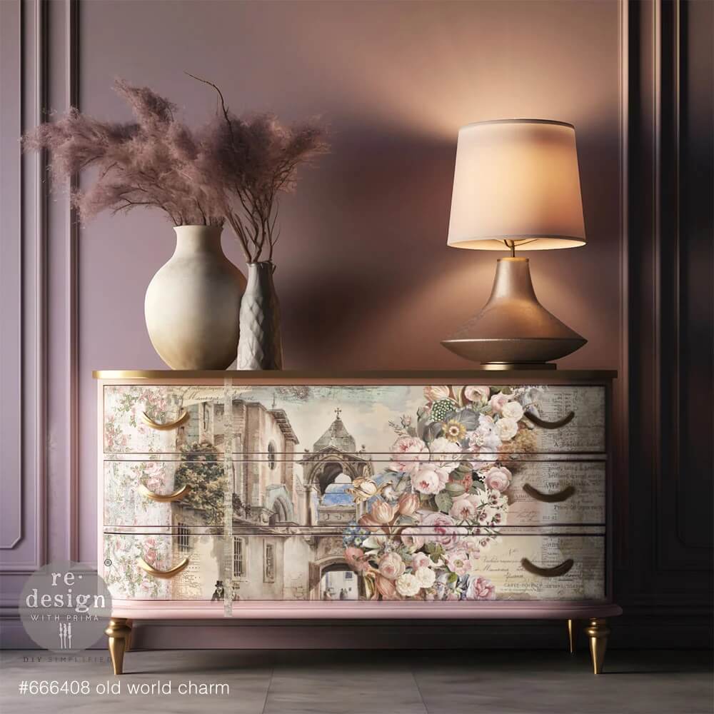 decoupage papier old world charm mood