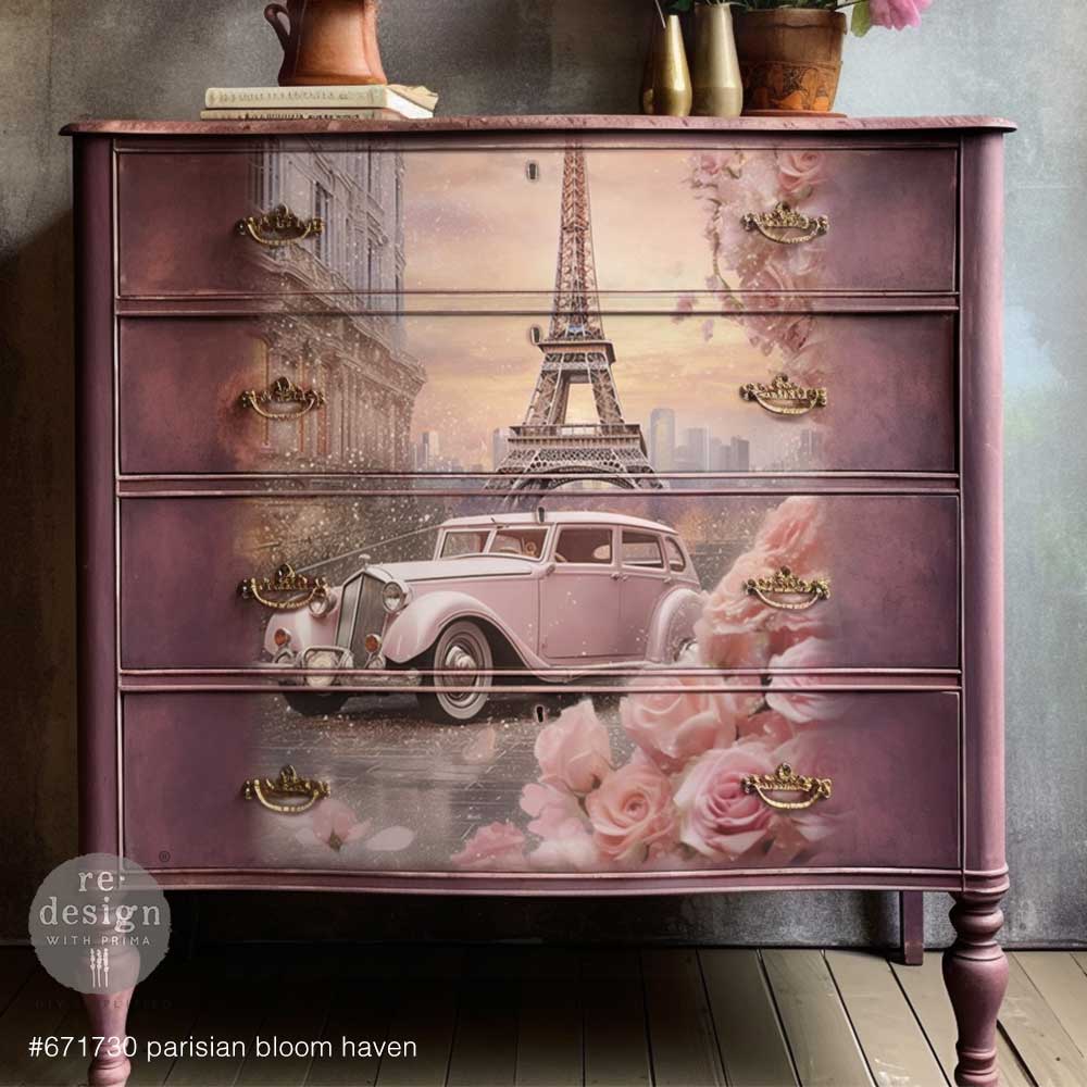 decoupage papier parisian bloom haven mood