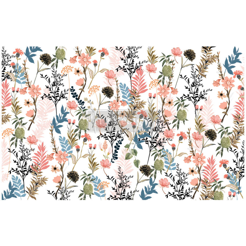 decoupage papier pretty meadows