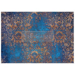 decoupage papier royal patina