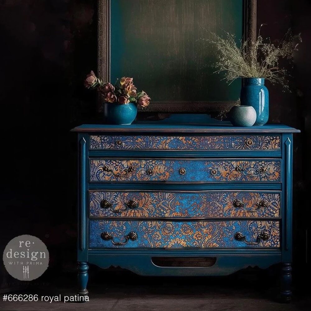 decoupage papier royal patina mood