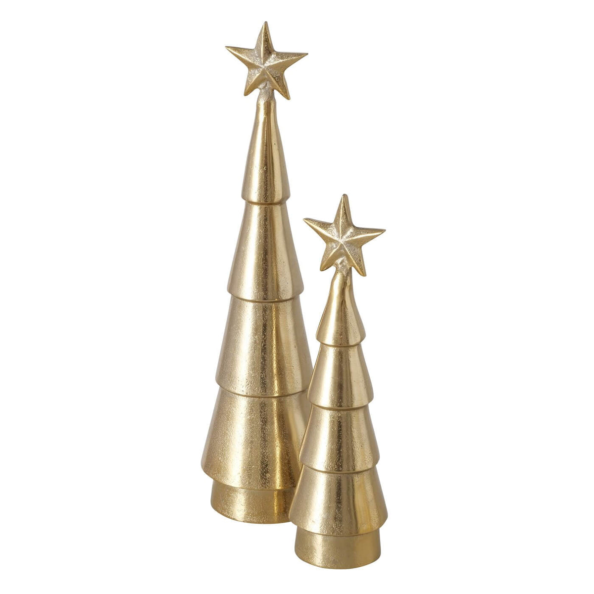 dekoaufsteller tannenbaum gold frei