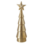 dekoaufsteller tannenbaum gold klein