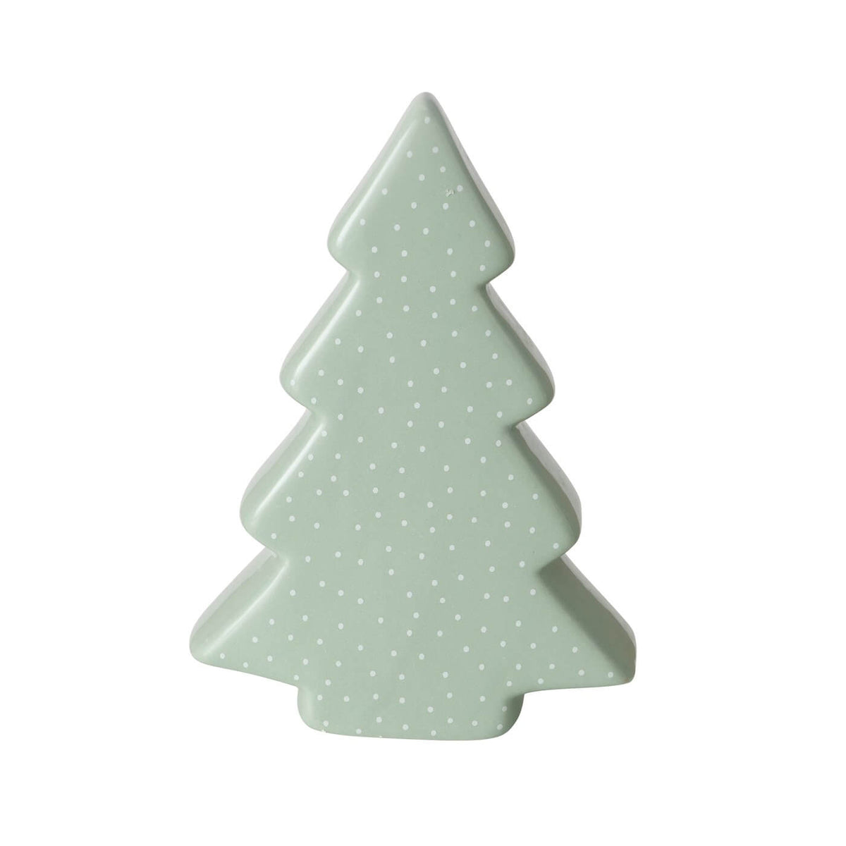 dekoaufsteller tannenbaum grona mit punkten