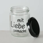 einmachglas mit spruch mit liebe mood