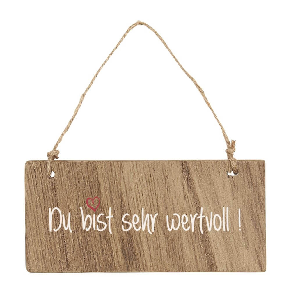 holzschild-wertvoll
