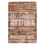 holzschild krone richten