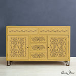 indian-paisley-garland-stencil-furniture-honfleur-on-mustard