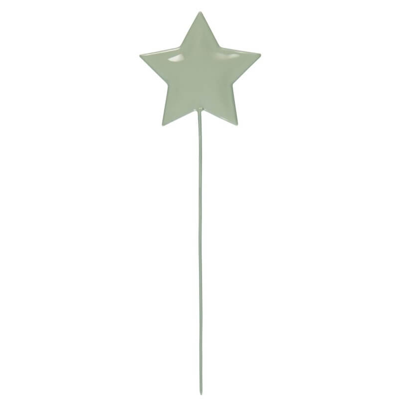 keramik-stecker-stern-gruen