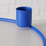 kerzenleuchter circulus blau detail