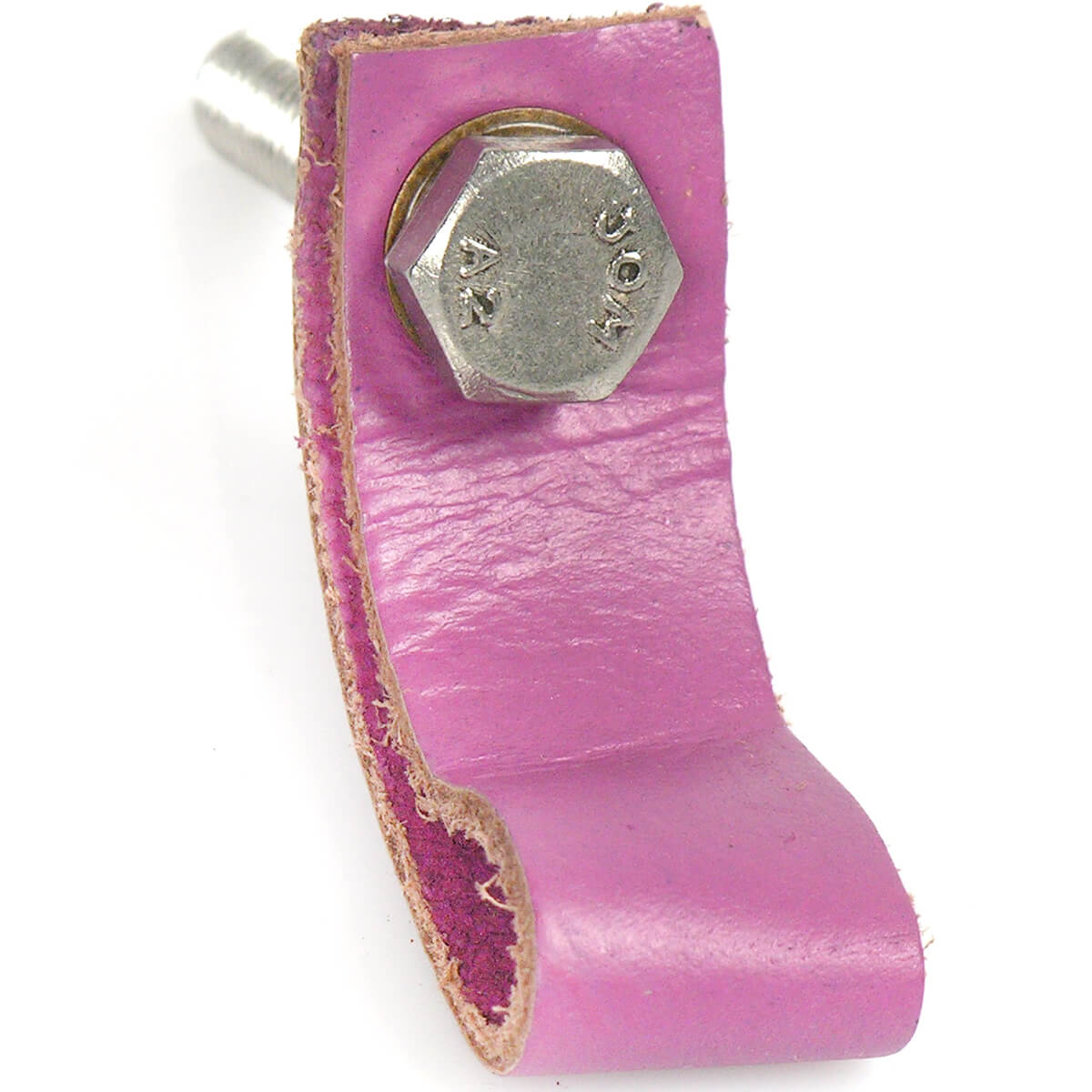 kommodengriff-leder-pink