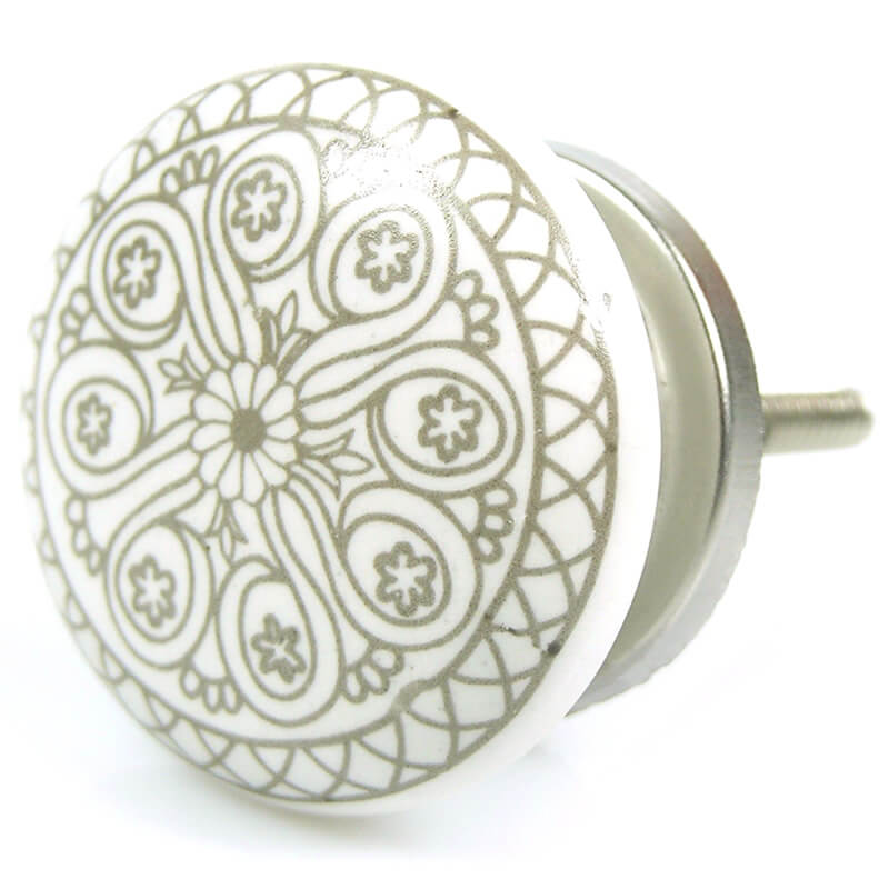 kommodenknopf-mandala-beige