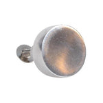 kommodenknopf silber rund