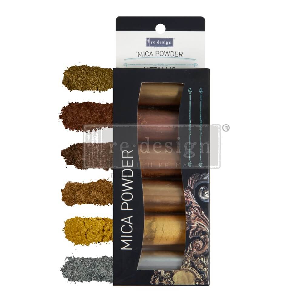 mica farbpigmente metallic set