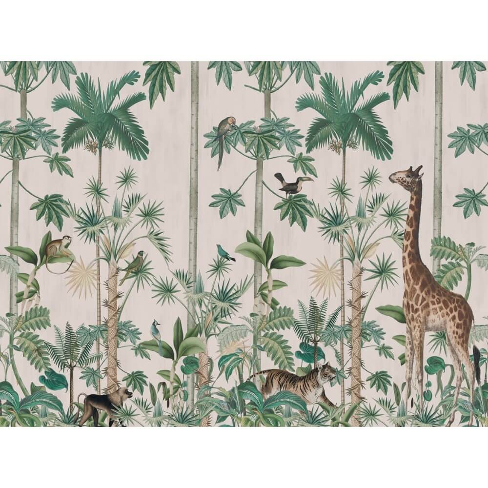 motivtapete-giraffe-stroll-pastel-pink