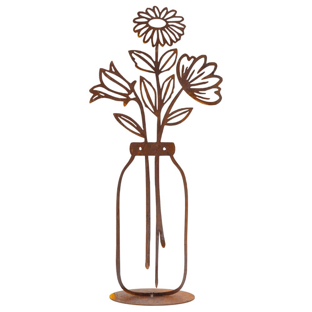 rosteisen blumenvase lisa