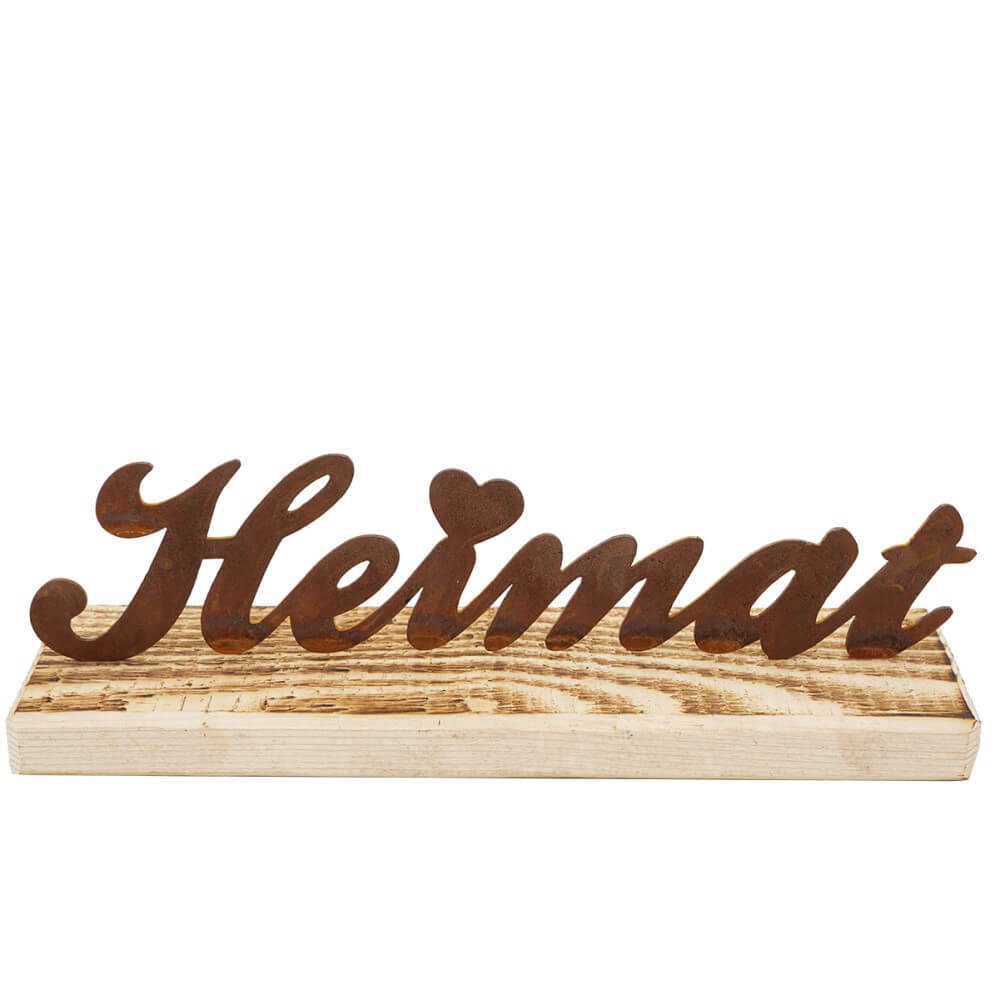 rosteisen schriftzug heimat