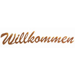 rosteisen schriftzug willkommen
